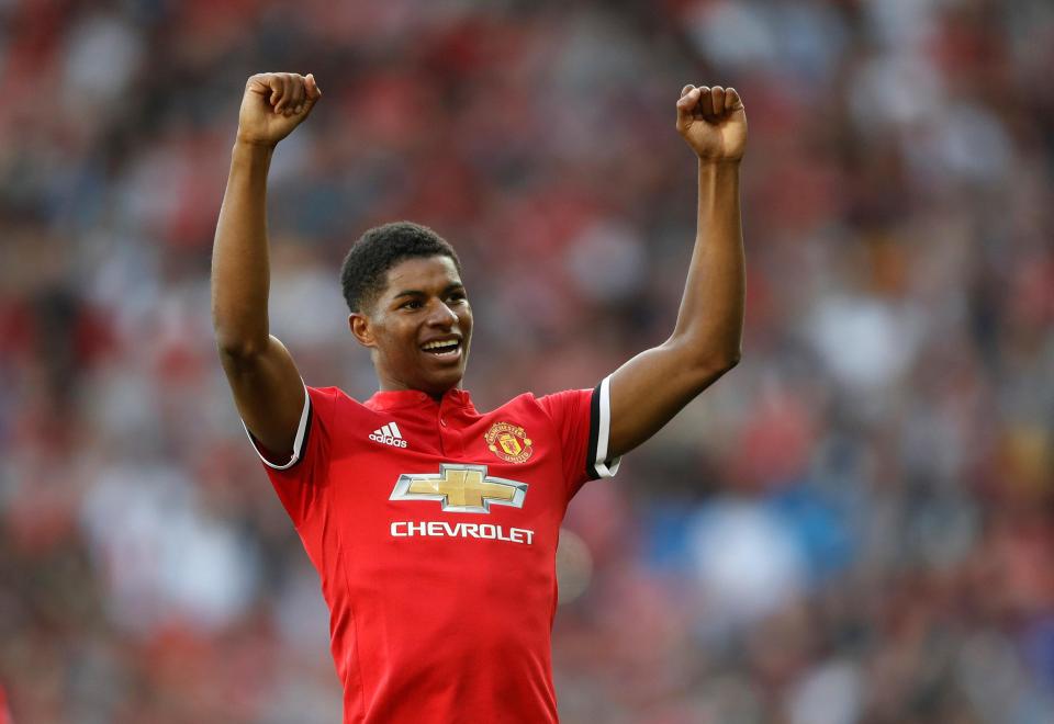 Manchester United forward Marcus Rashford is fast becoming a star