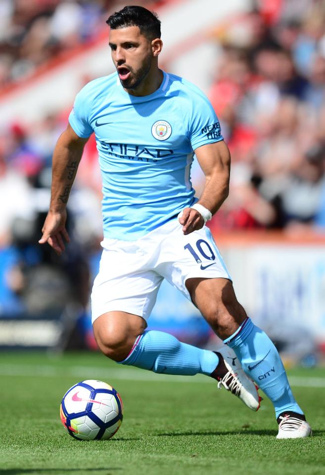  Sergio Aguero was on the bench more than any point of his Manchester City career last season