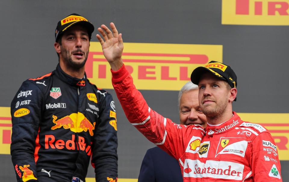 Daniel Ricciardo used to regularly beat former team-mate Sebastian Vettel