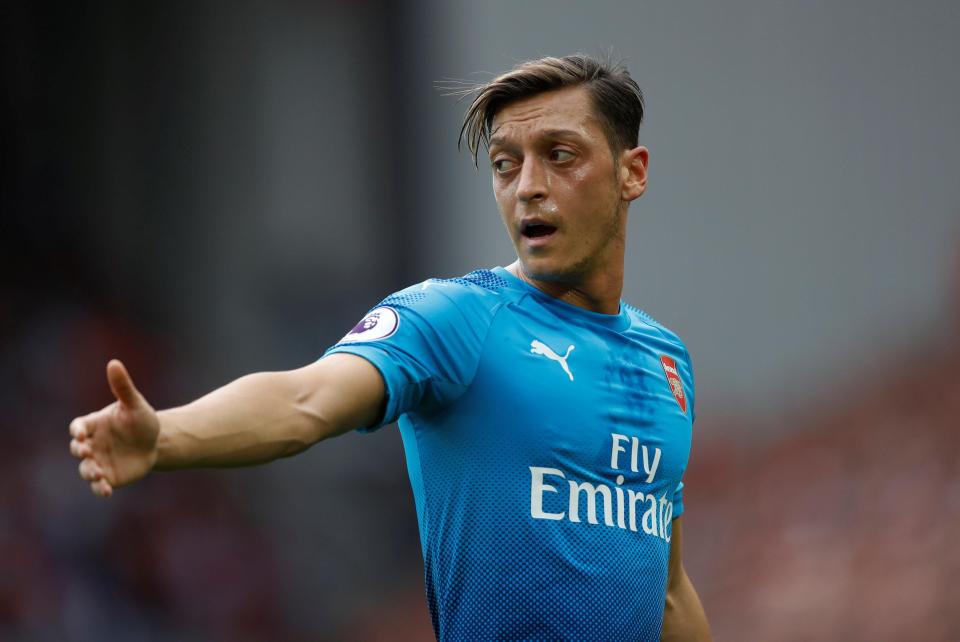  Mesut Ozil's performances have been heavily criticised this season