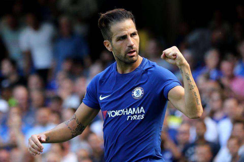  Cesc Fabregas is another star who struggled for game time during the season