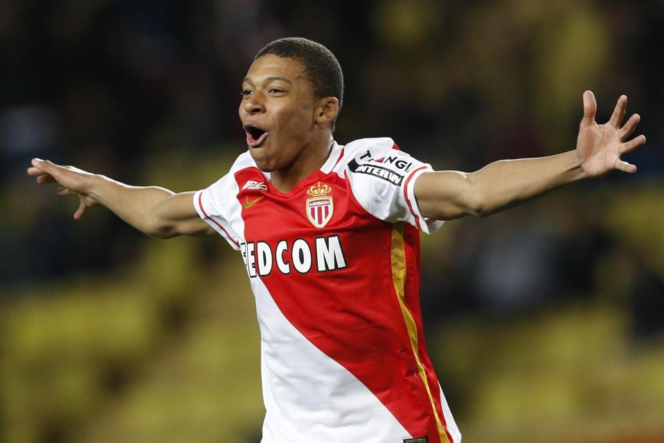 Kylian Mbappe tallied 26 goals in all competitions for Monaco last term