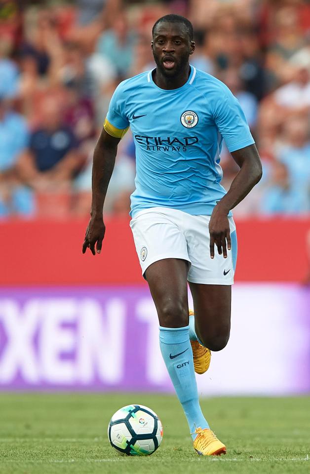  Yaya Toure managed 31 appearances in all competitions last season