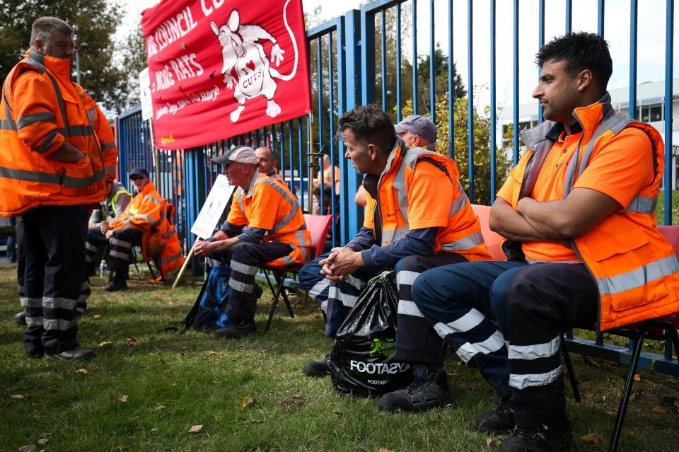  The initial seven-week strike began in June over council plans to make a certain grade of bin worker redundant