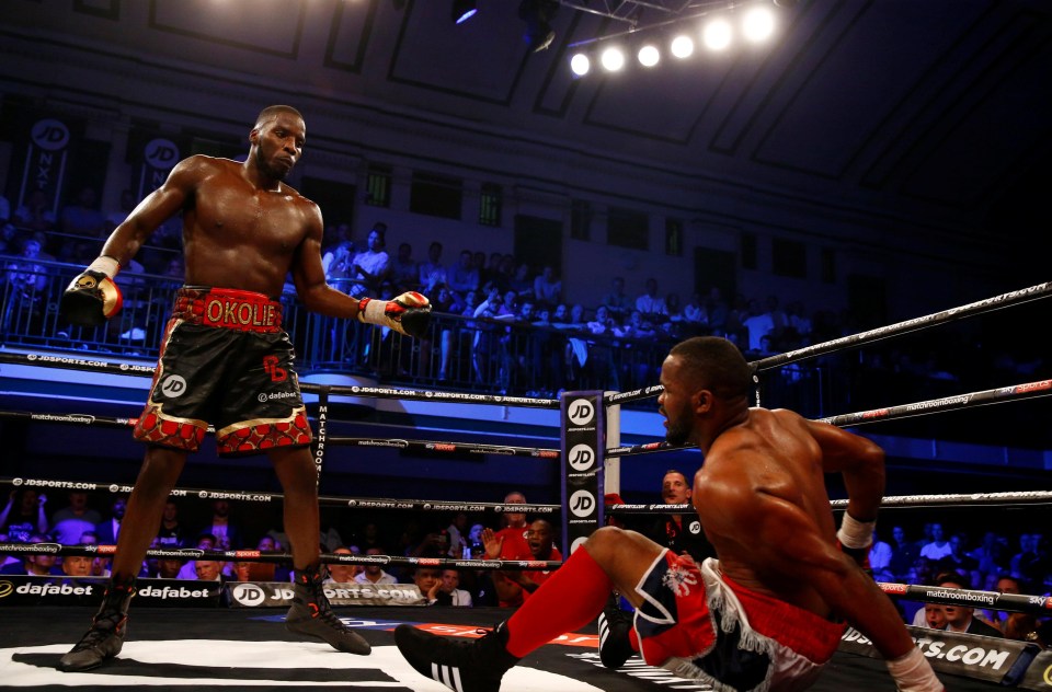 The Olympian floored his opponent in the fourth round, but couldn’t earn a fifth straight KO