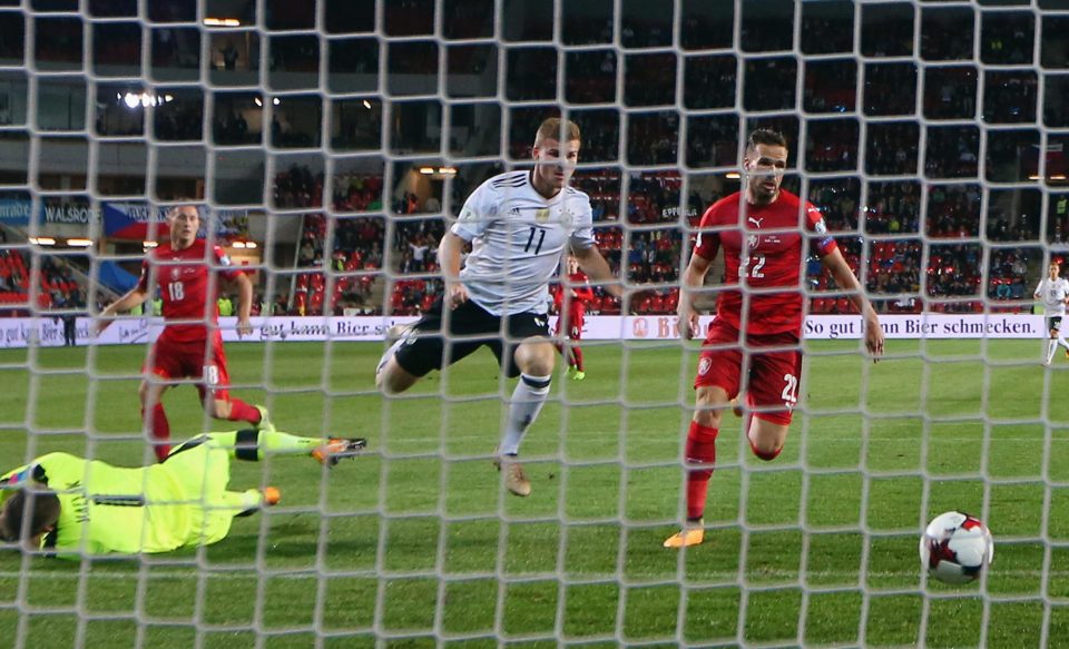  Timo Werner opened the scoring in the fourth minute in the Group C clash