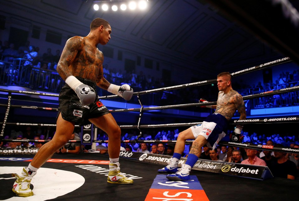 Kane Baker somehow managed to avoid tasting the canvas in the first round as he bounced off the ropes in the first round