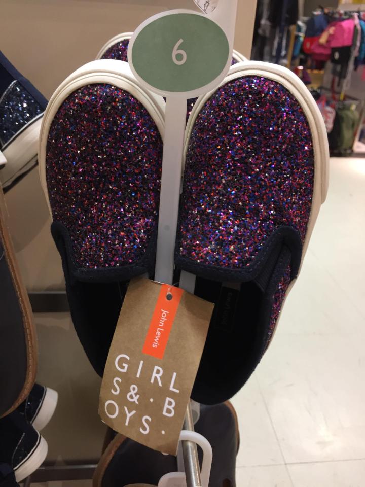 Even shoes are labelled with the new system