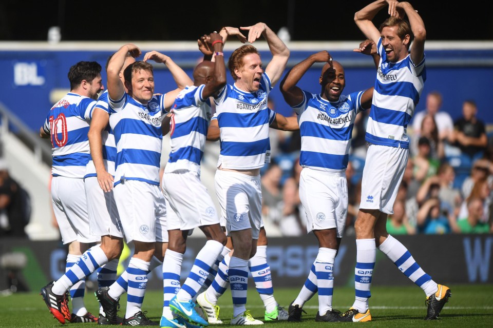 Team Ferdinand with Mo Farah's mobot celebration