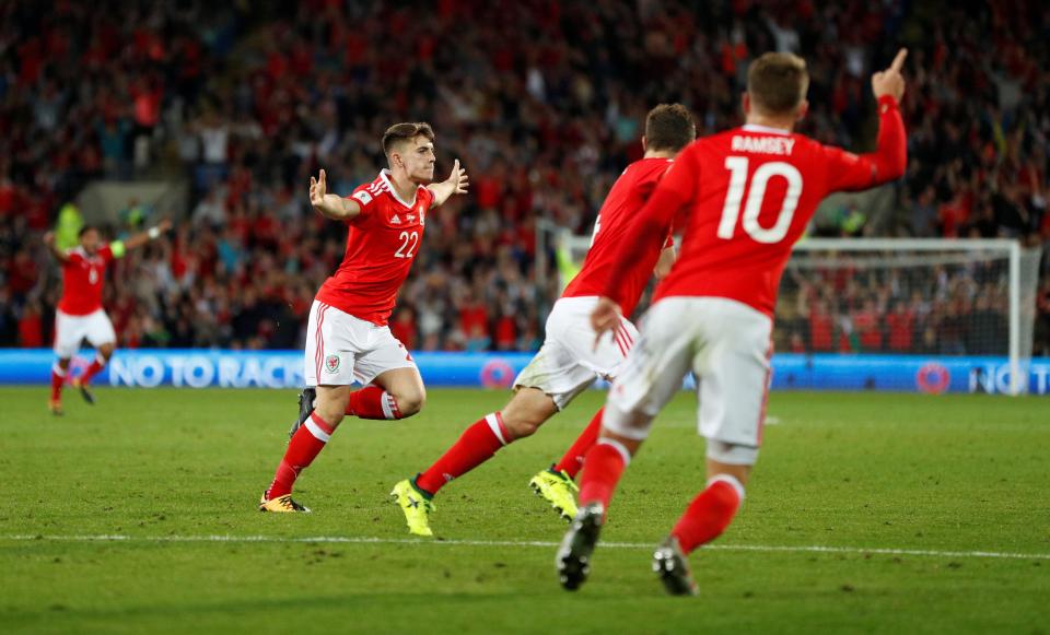  Ben Woodburn enjoyed a dream debut as he fired Wales to victory against Austria