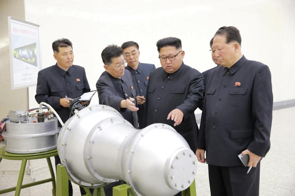  Kim Jong-un inspects the latest addition to his ever-expanding arsenal