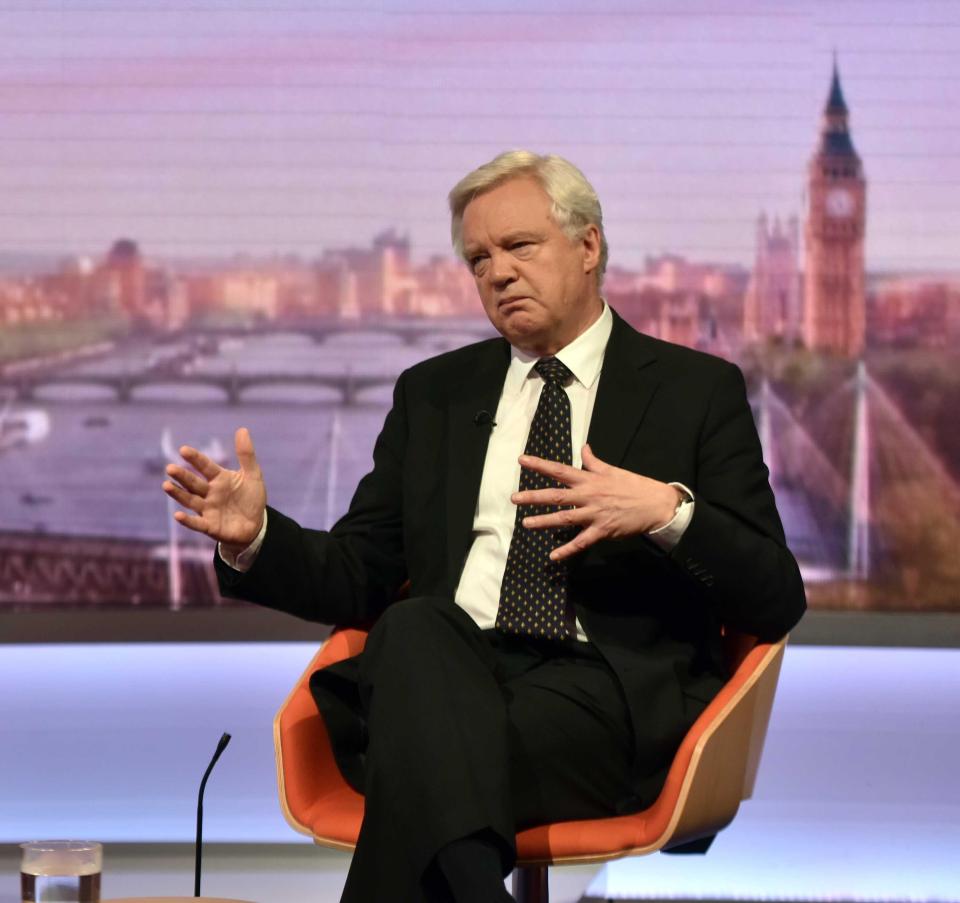  David Davis said he supports Theresa May's continued Tory leadership