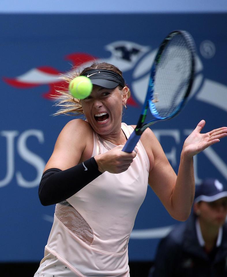  Maria Sharapova lost 5-7 6-4 6-2 to crash out of the US Open to Anastasija Sevastova