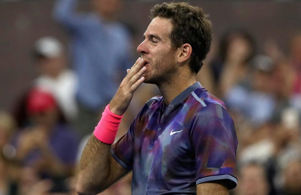  Juan Martin del Potro has been blowing kisses to the US Open crowd