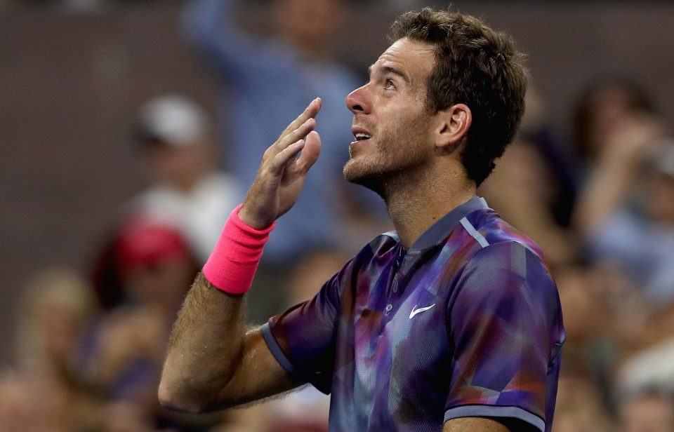  US Open fans are split between Juan Martin del Potro and Roger Federer