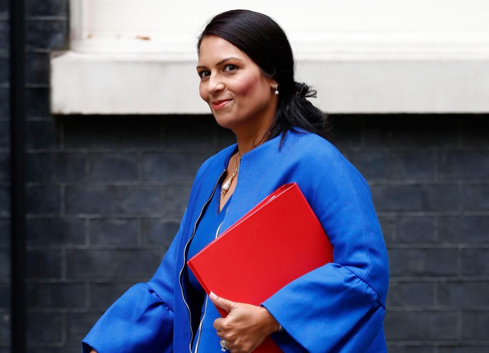  Priti Patel hit back at Boris Johnson after his attempt to pinch part of her budget