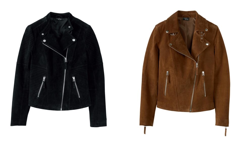  These on-trend suede biker jackets will be on sale for £49.99