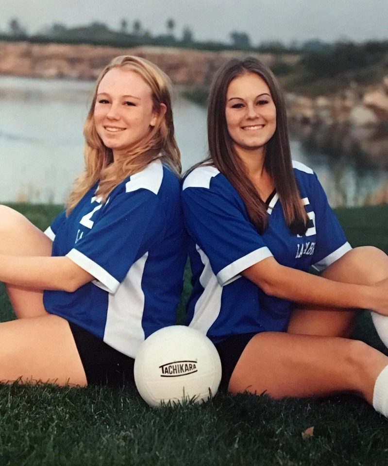  The sisters had always been close and had even played on the same volleyball team at school