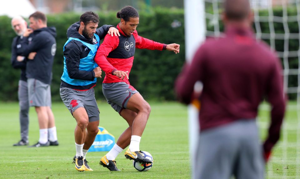  Virgil van Dijk is back in action for Southampton