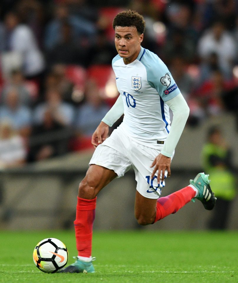  England star Dele Alli claimed the gesture was an in-joke with Kyle Walker