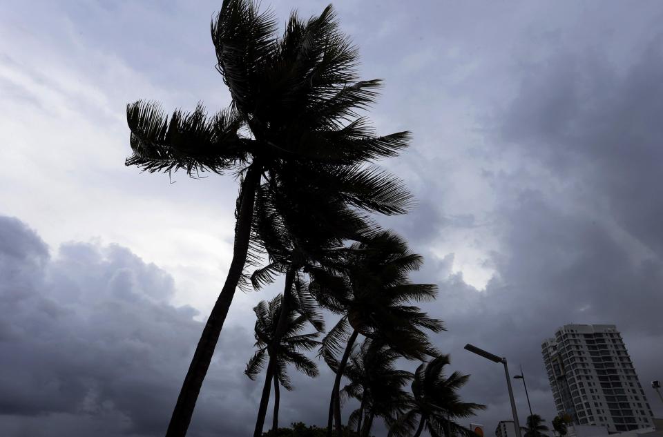  Stronger winds have been felt in Puerto Rico ahead of the worst of the storm