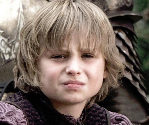  We first see Tommen as a young boy, before he was recast with an older, more experienced actor