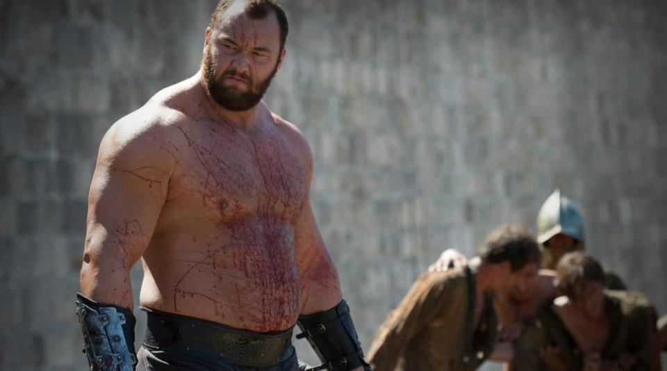  Hafthór Júlíus Björnsson is the third actor to bring the fearsome mountain to life