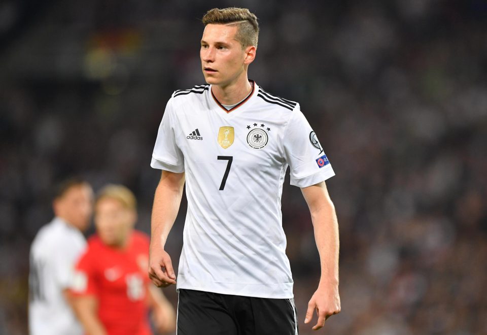 Versatile forward Draxler has won 37 caps for Germany