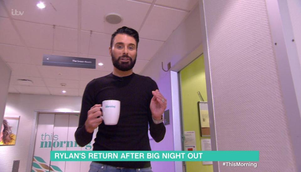  Rylan said he was fine and knew everything that had happened until he left the hotel to go home