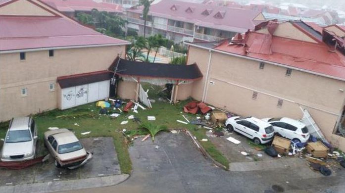  The category five hurricane caused widespread destruction in several Caribbean islands, including St Martin