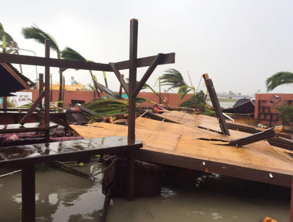  The most powerful Atlantic Ocean storm ever recorded wreaked havoc on the holiday island of St Martin