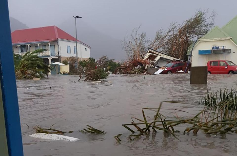  Two people have died after the record-breaking storm swept through St Martin and St Barts