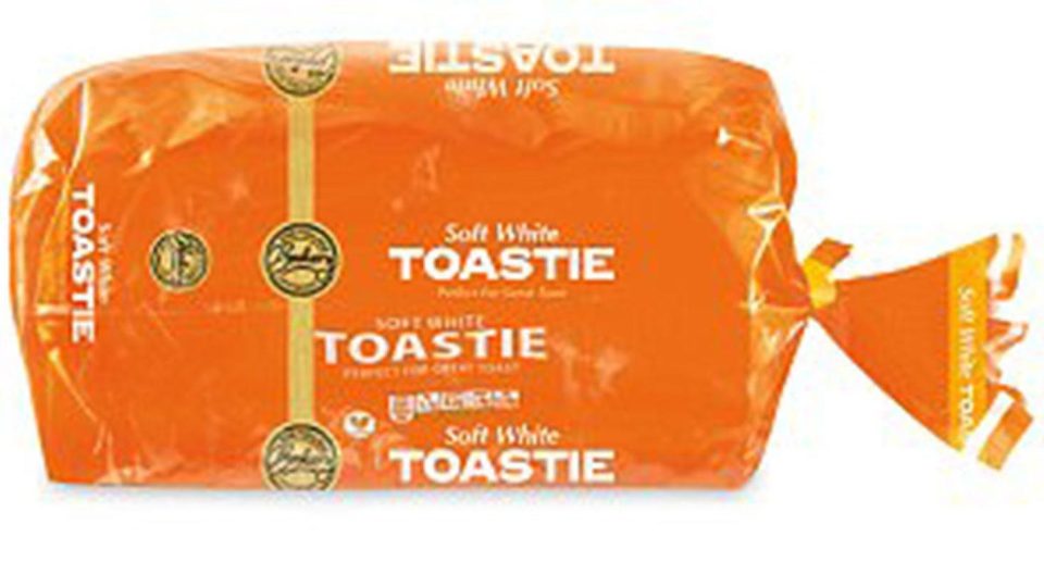 Aldi's 45p Soft White Toastie loaf 