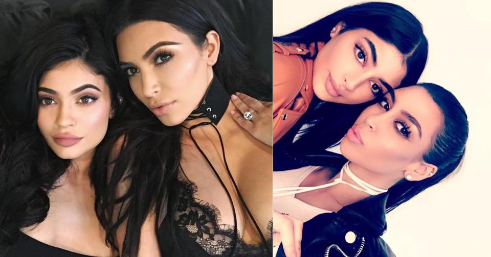  The sisters' resemblance to the Kardashian and Jenner pair is just uncanny