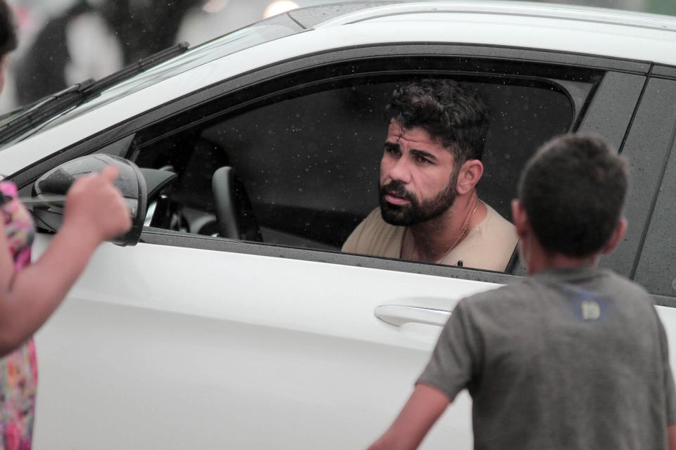  Diego Costa is still in his Brazilian hometown of Lagarto and not on his way back to London