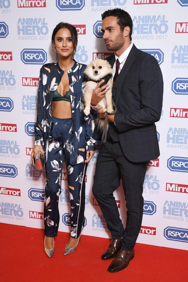  Lucy and her boyfriend James Dunmore, her former MIC co-star, recently moved in to a new home in London with dog Digby