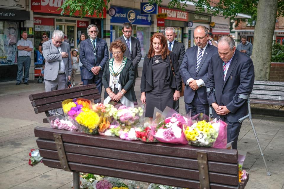  Polish Ambassador Arkady Rzegocki with Harlow MP Robert Halfon visiting where Arek died