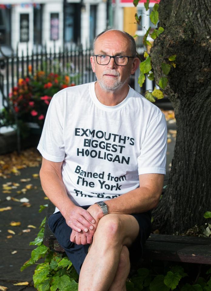 He now claims he has to drive 20 miles to sing karaoke in other towns and village pubs 