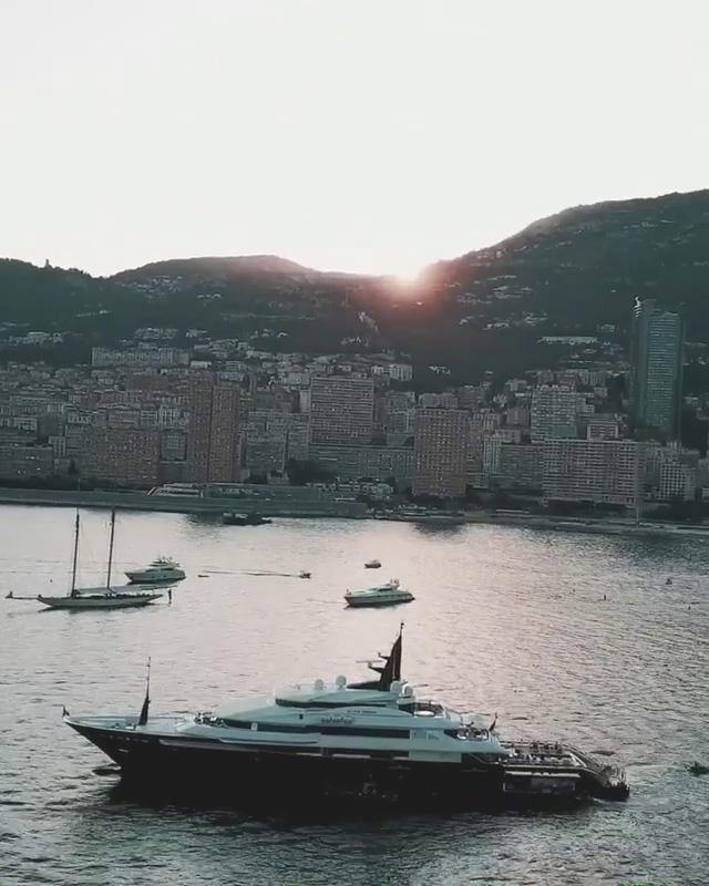 The music video begins with a stunning shot of the Monaco coastline