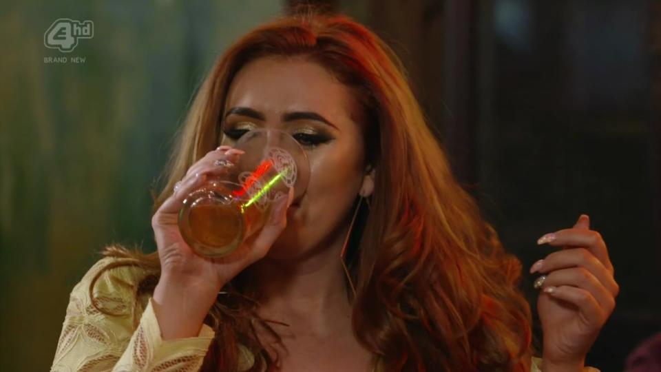  The reality star discussed why she gets drunk all the time