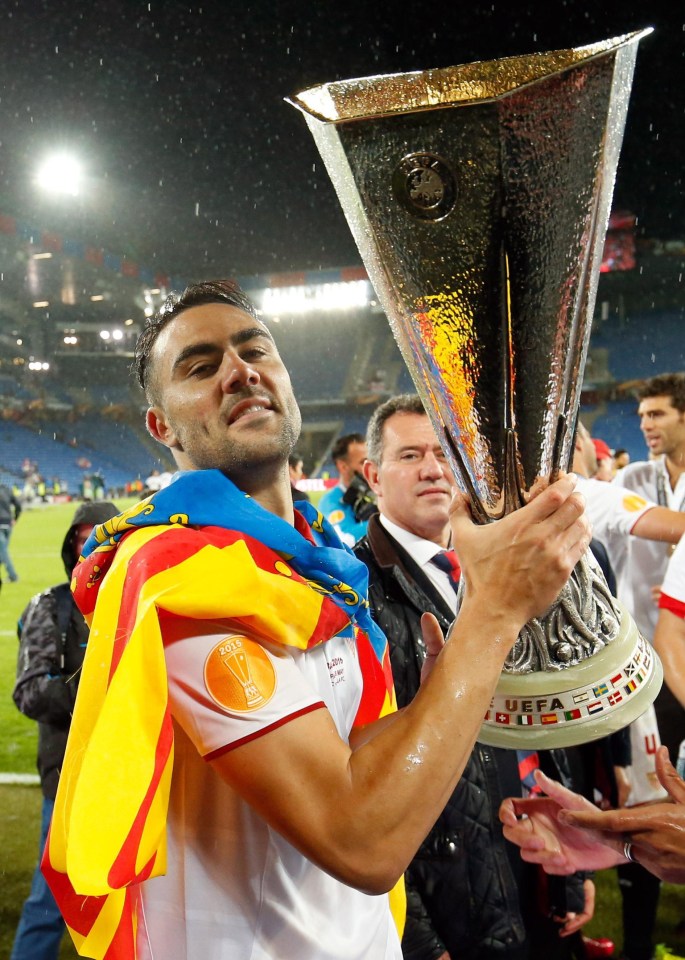 The Spain star won three Europa League titles in Spain before his £15million move