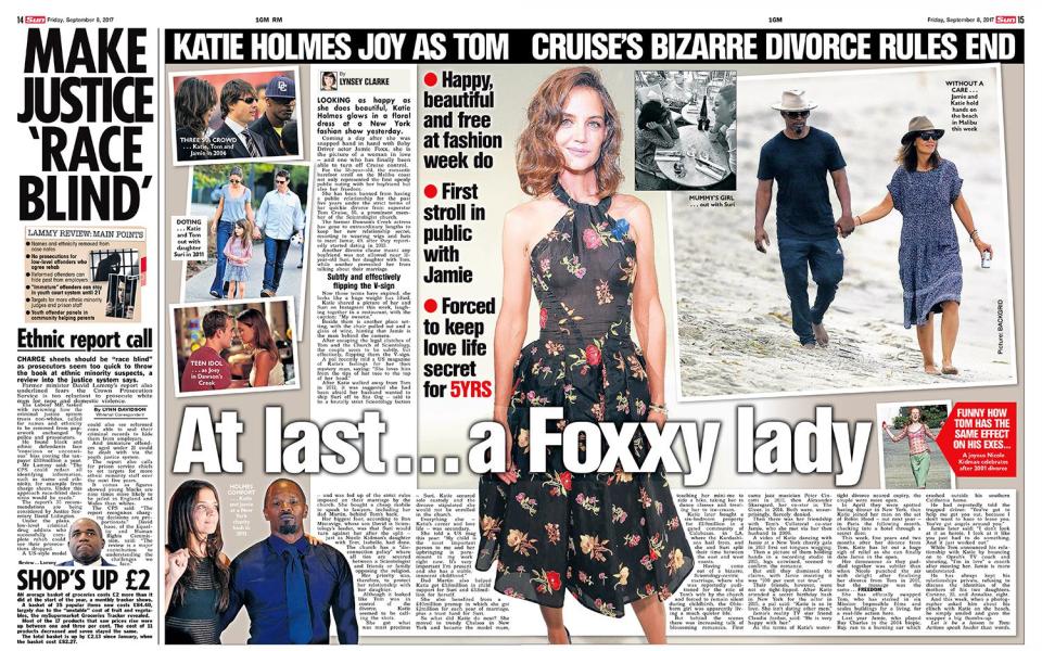 Katie Holmes and Jamie Foxx unveiled their romance 