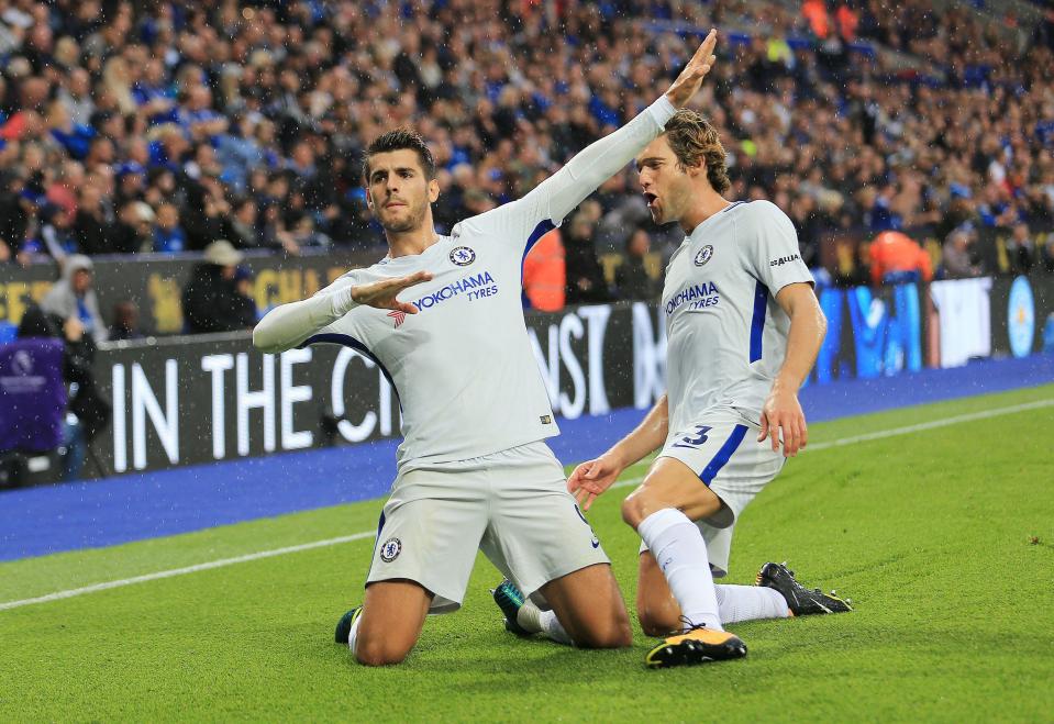 The chants took place during Chelsea's Premier League match against Leicester