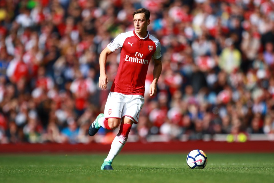 Mesut Ozil is currently in the last year of his contract at Arsenal