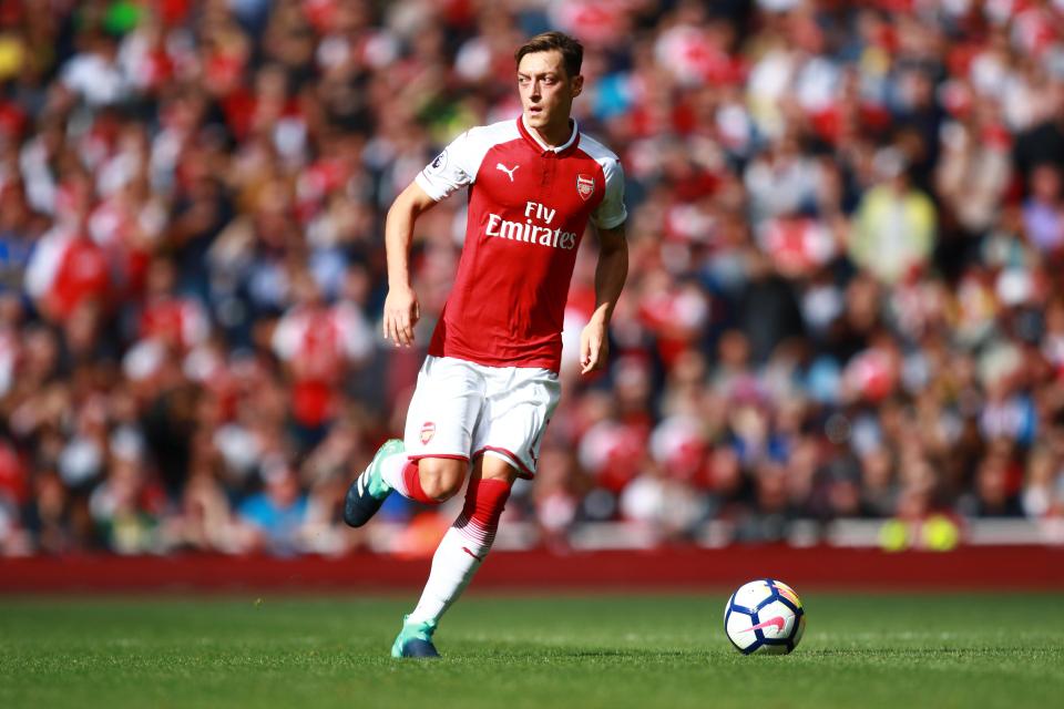  Mesut Ozil is currently in the last year of his contract at Arsenal