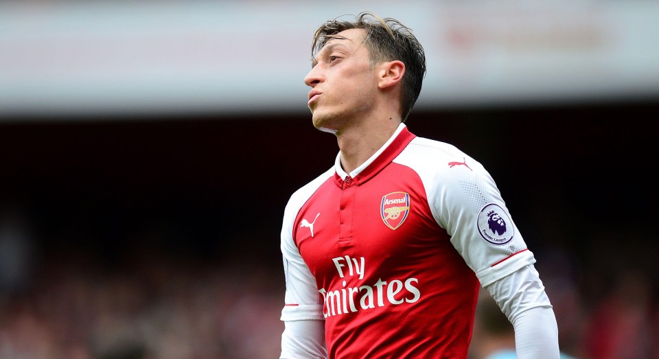 Mesut Ozil is out of contract at the end of the sason at Arsenal