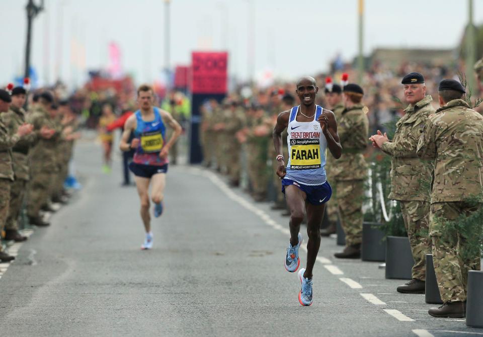  He became the first man to win the Great North Run for four successive years