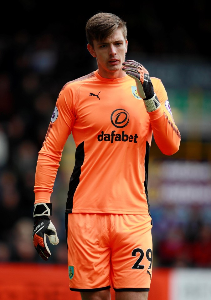 Nick Pope made his Burnley debut against Crystal Palace in September 2017