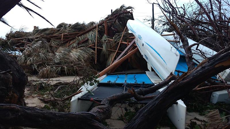  Buildings have been destroyed after the storm slammed into Necker Island