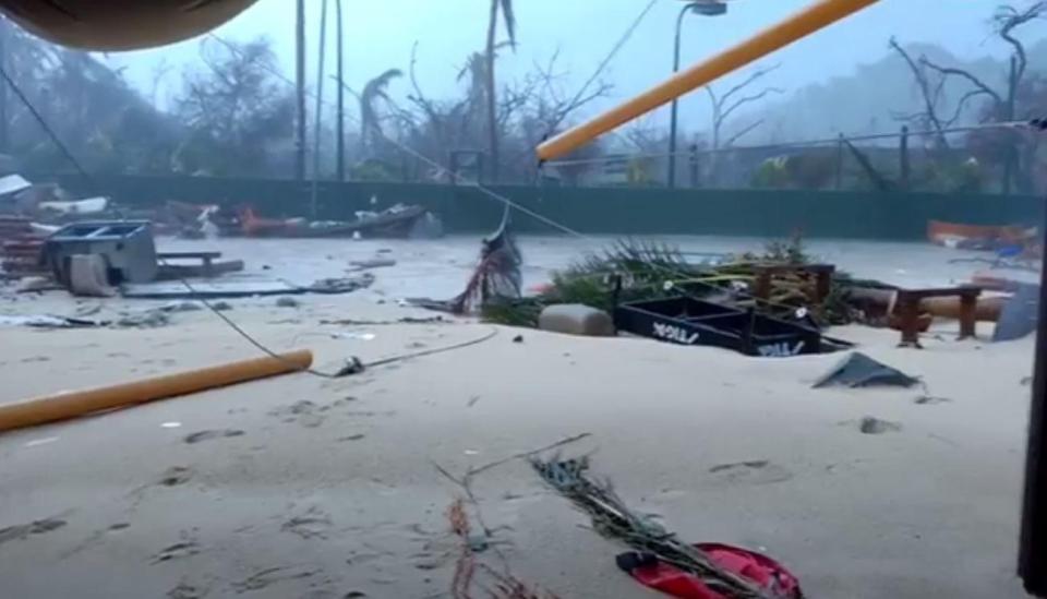  A video posted on Instagram by Branson showed even more devastation